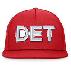 Detroit Red Wings Fanatics Authentic Pro Rink Team Code Snapback Hat Sale