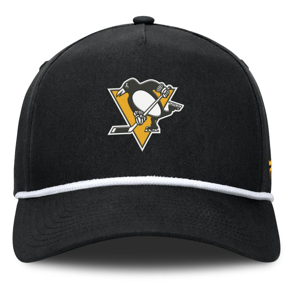 Pittsburgh Penguins Fanatics Authentic Pro Rink Roper A-Frame Adjustable Hat On Sale