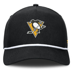 Pittsburgh Penguins Fanatics Authentic Pro Rink Roper A-Frame Adjustable Hat On Sale