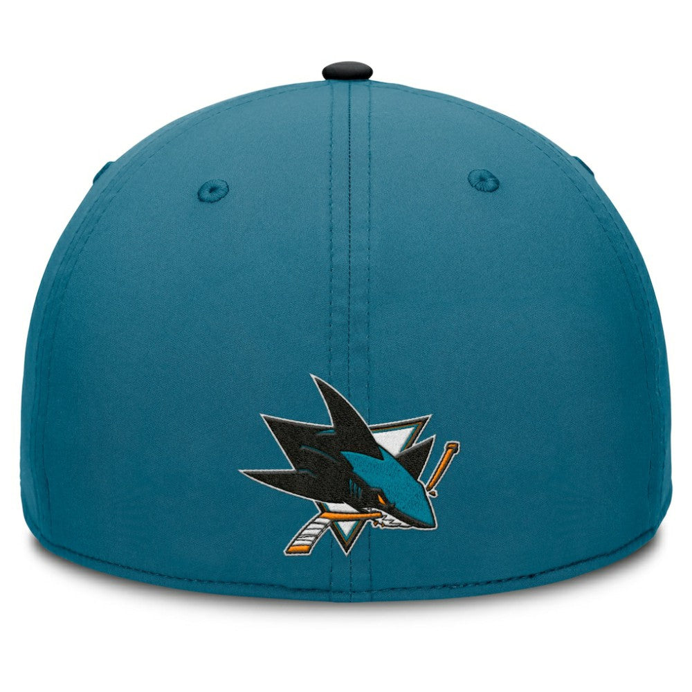San Jose Sharks Fanatics Authentic Pro Rink Team Code Flex Hat Online