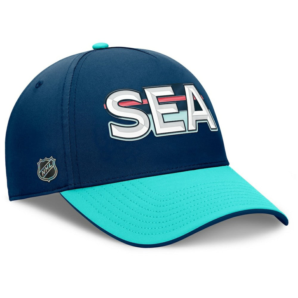 Seattle Kraken Fanatics Authentic Pro Rink Team Code Flex Hat On Sale