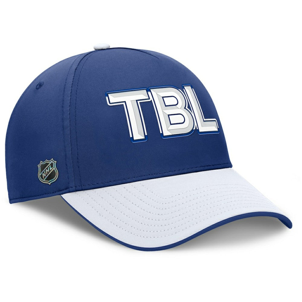 Tampa Bay Lightning Fanatics Authentic Pro Rink Team Code Flex Hat For Sale