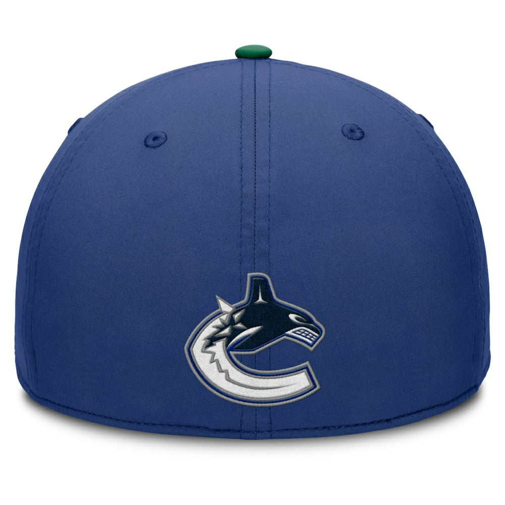 Vancouver Canucks Fanatics Authentic Pro Rink Team Code Flex Hat For Sale