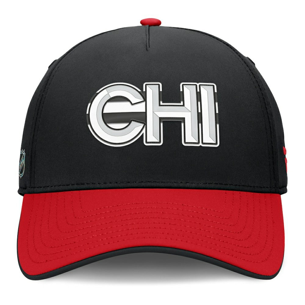 Chicago Blackhawks Fanatics Authentic Pro Rink Team Code Flex Hat Outlet