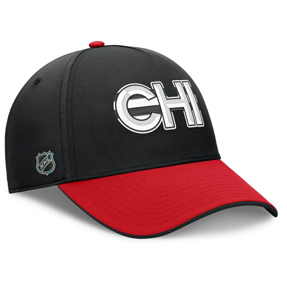 Chicago Blackhawks Fanatics Authentic Pro Rink Team Code Flex Hat Outlet
