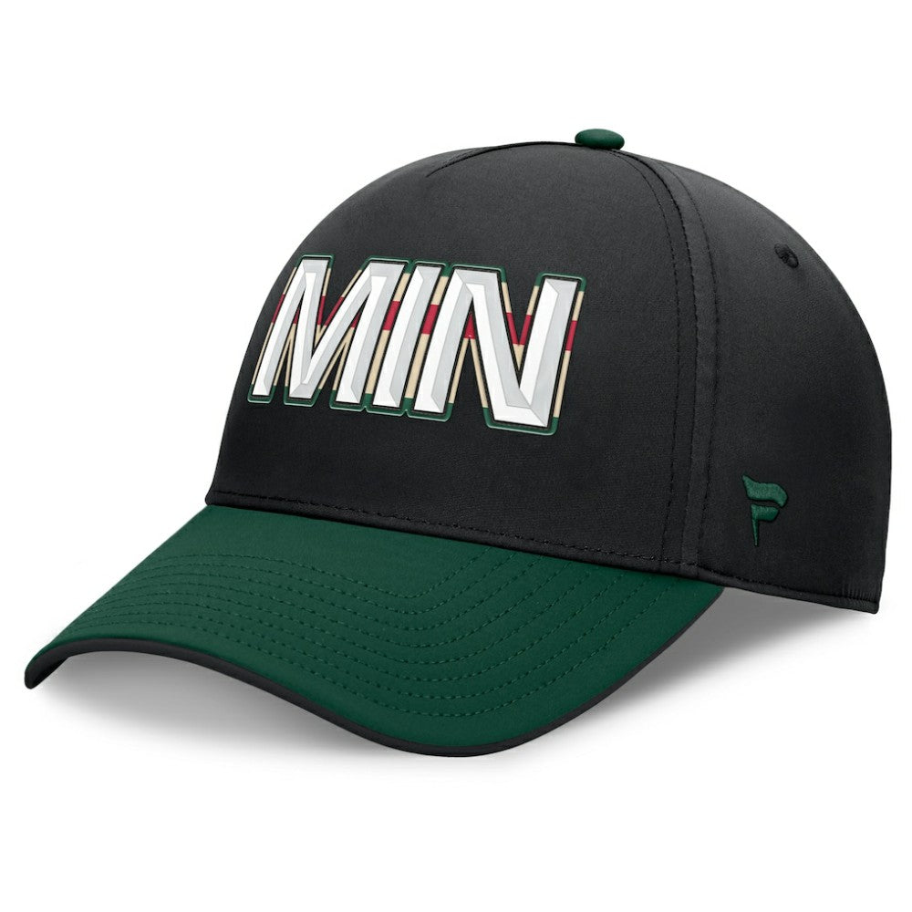 Minnesota Wild Fanatics Authentic Pro Rink Team Code Flex Hat Outlet