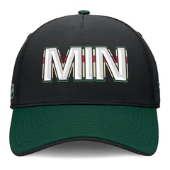Minnesota Wild Fanatics Authentic Pro Rink Team Code Flex Hat Outlet