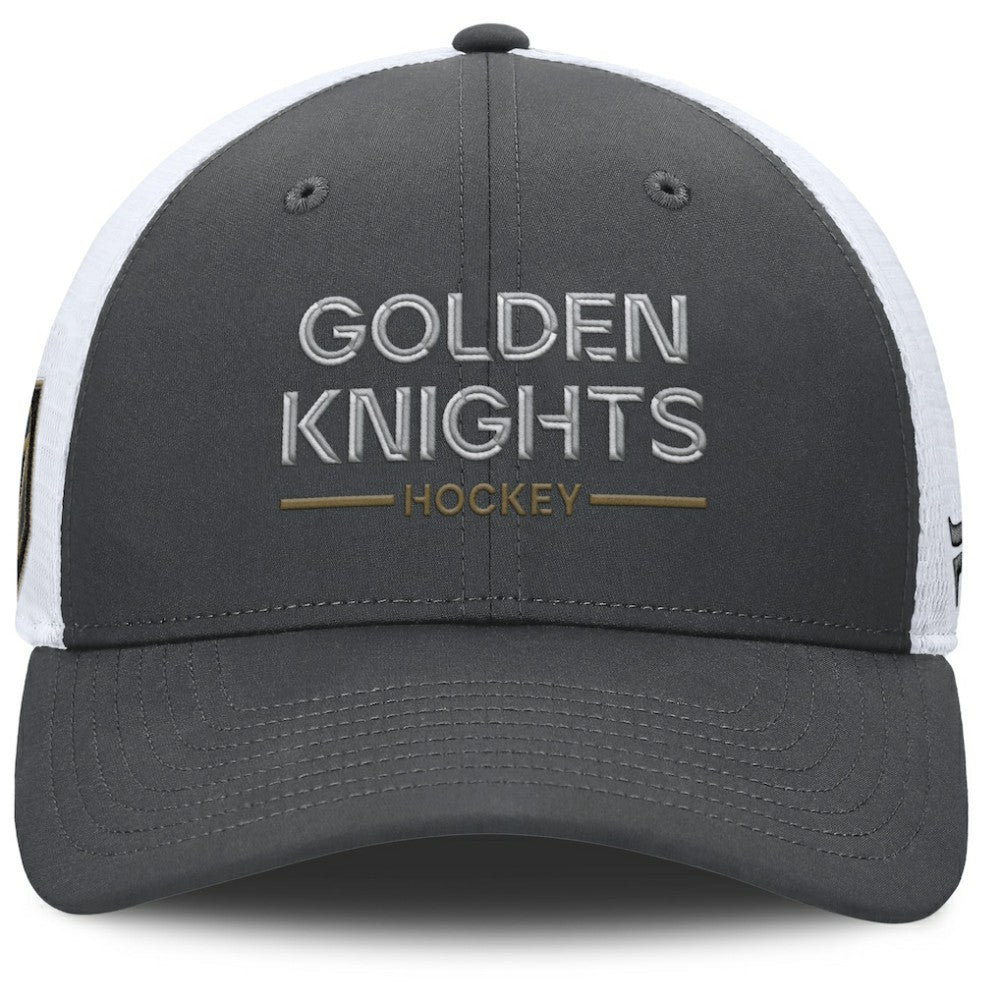 Vegas Golden Knights Fanatics Authentic Pro Rink Lockup Adjustable Trucker Hat For Sale
