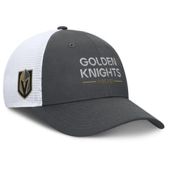 Vegas Golden Knights Fanatics Authentic Pro Rink Lockup Adjustable Trucker Hat For Sale