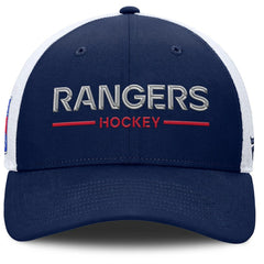 New York Rangers Fanatics Authentic Pro Rink Lockup Adjustable Trucker Hat Online