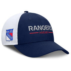New York Rangers Fanatics Authentic Pro Rink Lockup Adjustable Trucker Hat Online