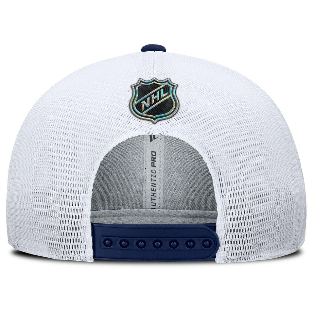 New York Rangers Fanatics Authentic Pro Rink Lockup Adjustable Trucker Hat Online