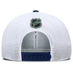 New York Rangers Fanatics Authentic Pro Rink Lockup Adjustable Trucker Hat Online
