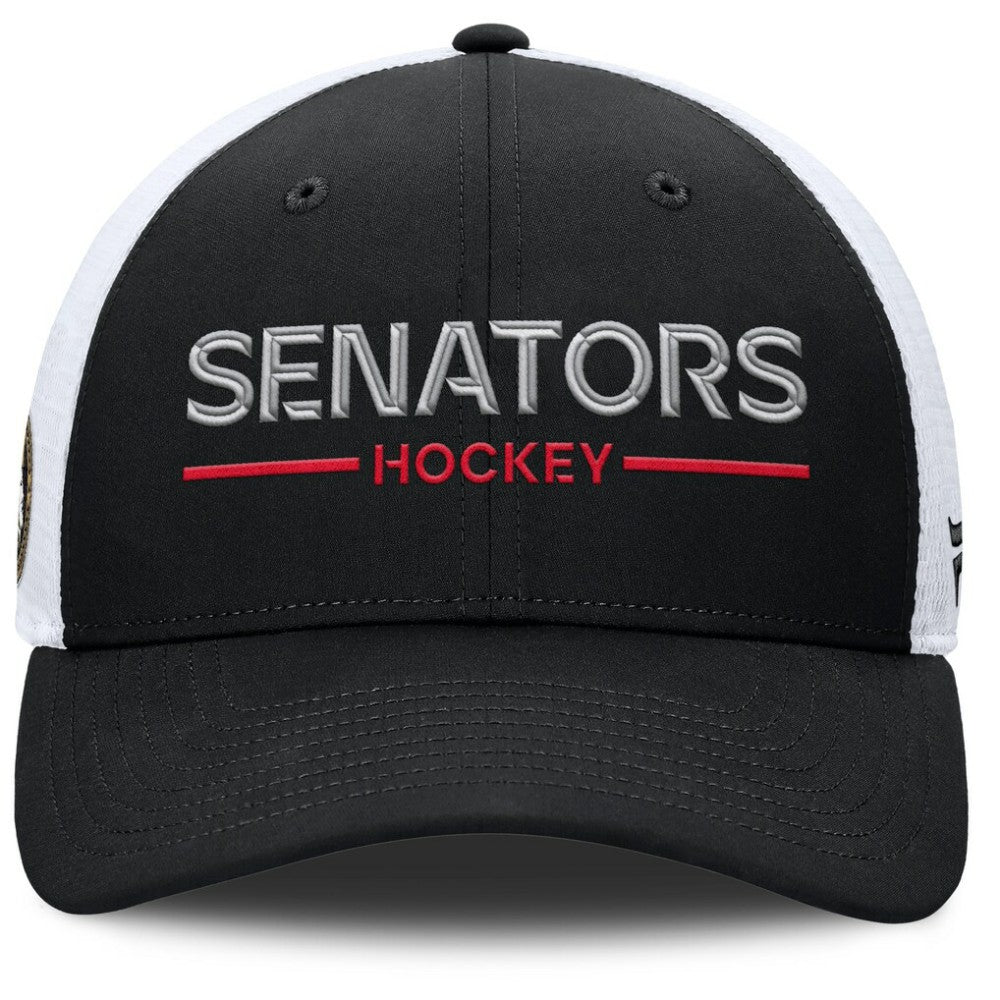 Ottawa Senators Fanatics Authentic Pro Rink Lockup Adjustable Trucker Hat Sale