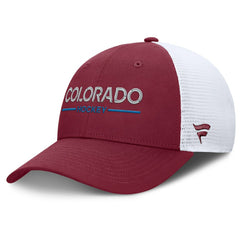 Colorado Avalanche Fanatics Authentic Pro Rink Lockup Adjustable Trucker Hat On Sale