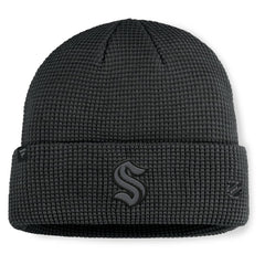 Seattle Kraken Fanatics Authentic Pro Road Cuffed Knit Hat On Sale