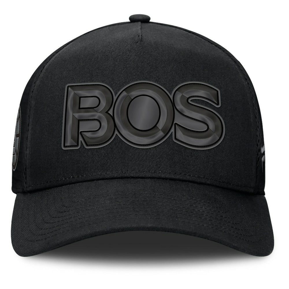 Boston Bruins Fanatics Authentic Pro Road Team Code Trucker Adjustable Hat On Sale
