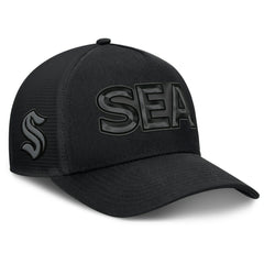 Seattle Kraken Fanatics Authentic Pro Road Team Code Trucker Adjustable Hat Outlet