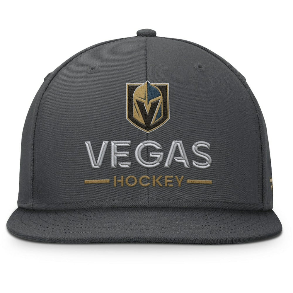 Vegas Golden Knights Fanatics Authentic Pro Rink Lockup Snapback Hat Discount
