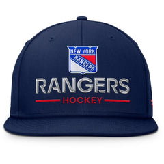 New York Rangers Fanatics Authentic Pro Rink Lockup Snapback Hat On Sale