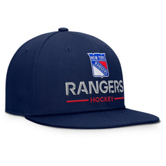 New York Rangers Fanatics Authentic Pro Rink Lockup Snapback Hat On Sale