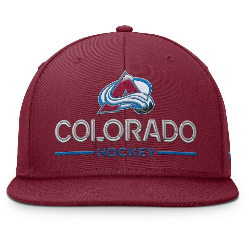 Colorado Avalanche Fanatics Authentic Pro Rink Lockup Snapback Hat Sale