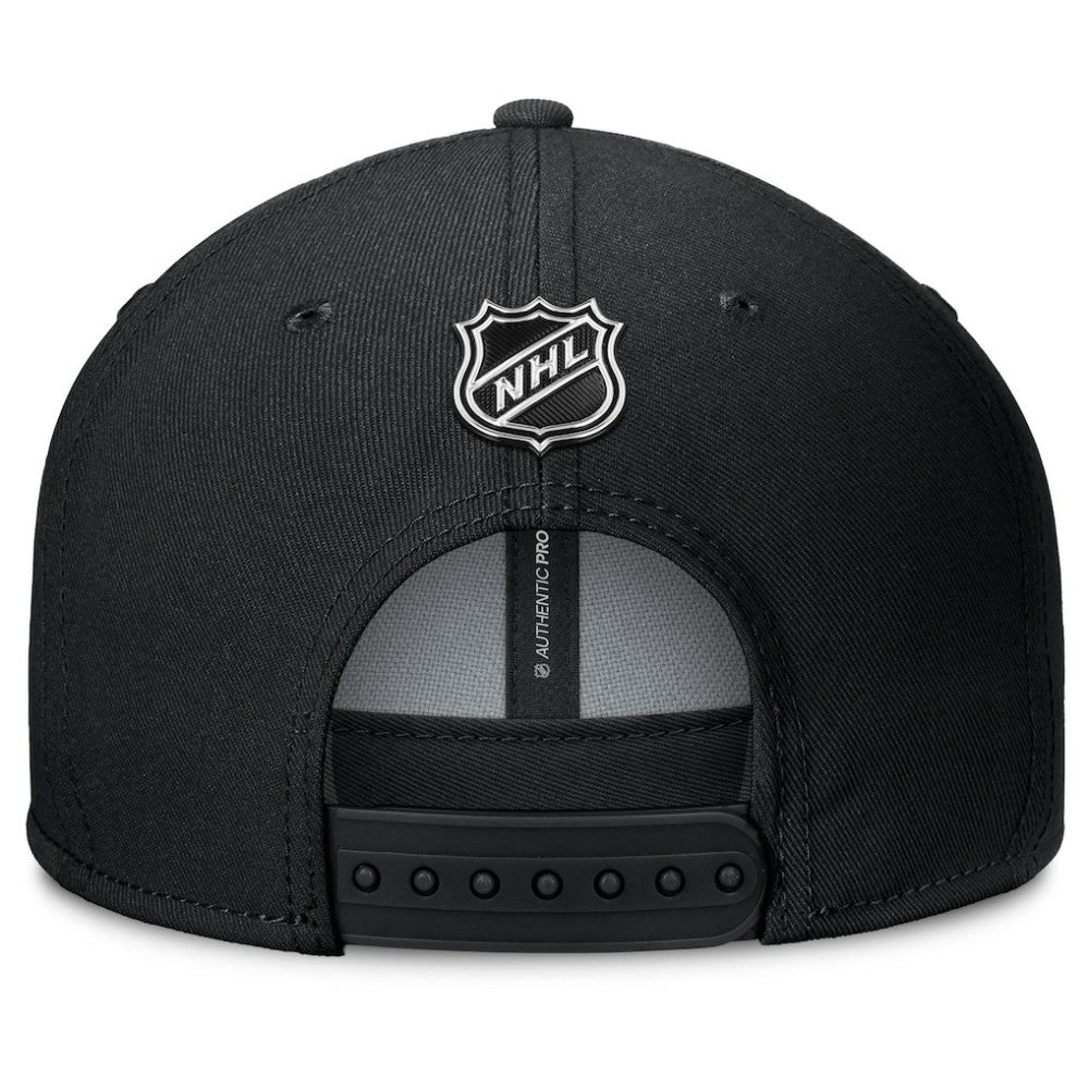 Boston Bruins Fanatics Authentic Pro Rink Lockup Snapback Hat For Sale
