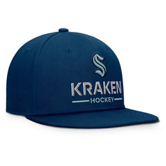 Seattle Kraken Fanatics Authentic Pro Rink Lockup Snapback Hat Outlet