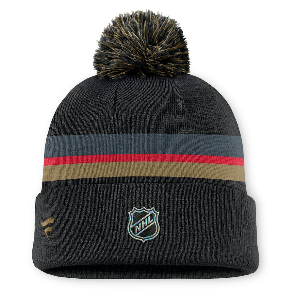 Vegas Golden Knights Fanatics Authentic Pro Rink Cuffed Knit Hat with Pom Online