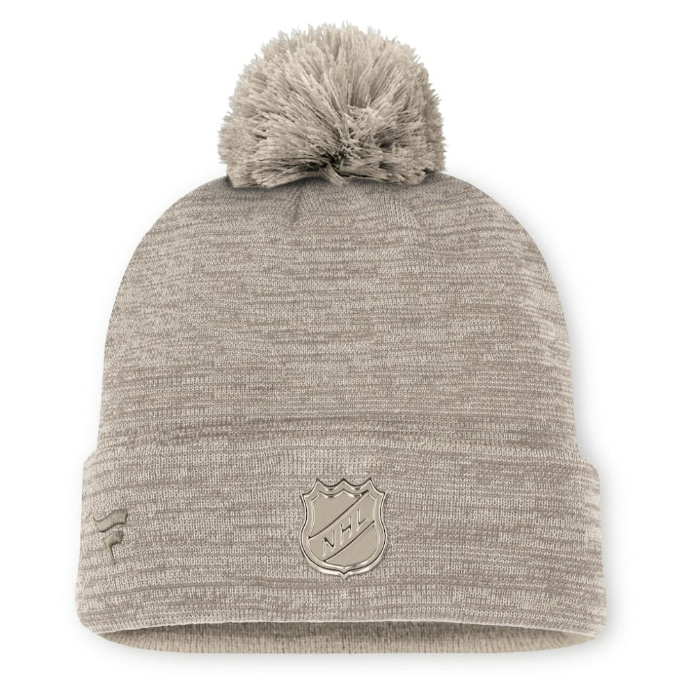 New York Rangers Fanatics Authentic Pro Road Cuffed Knit Hat with Pom Outlet