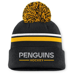Pittsburgh Penguins Fanatics Women's Authentic Pro Rink Cuffed Knit Hat with Pom Sale