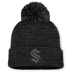 Seattle Kraken Fanatics Women's Authentic Pro Road Cuffed Knit Hat with Pom Online