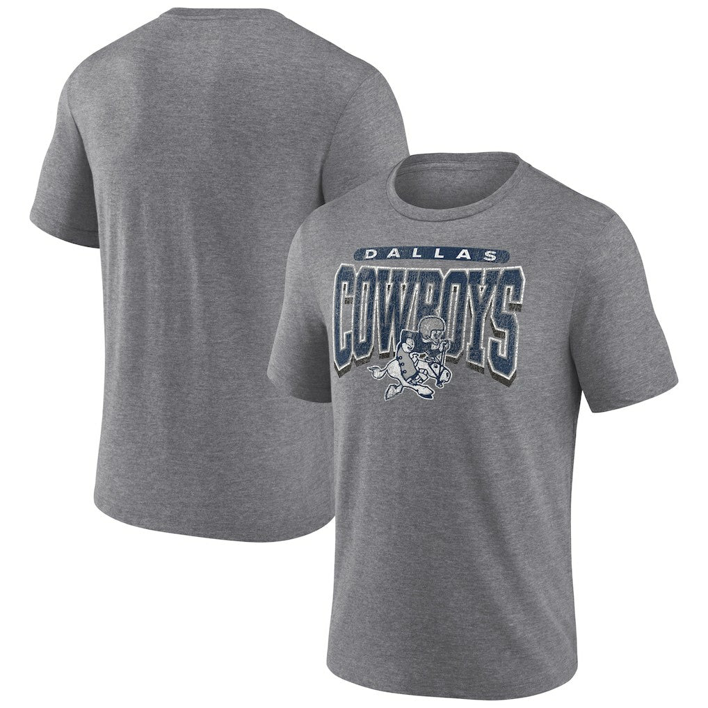 Dallas Cowboys  Warped Block Tri-Blend T-Shirt