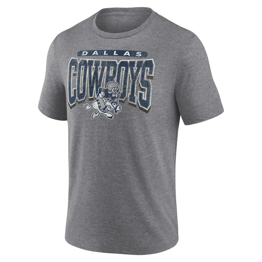 Dallas Cowboys  Warped Block Tri-Blend T-Shirt