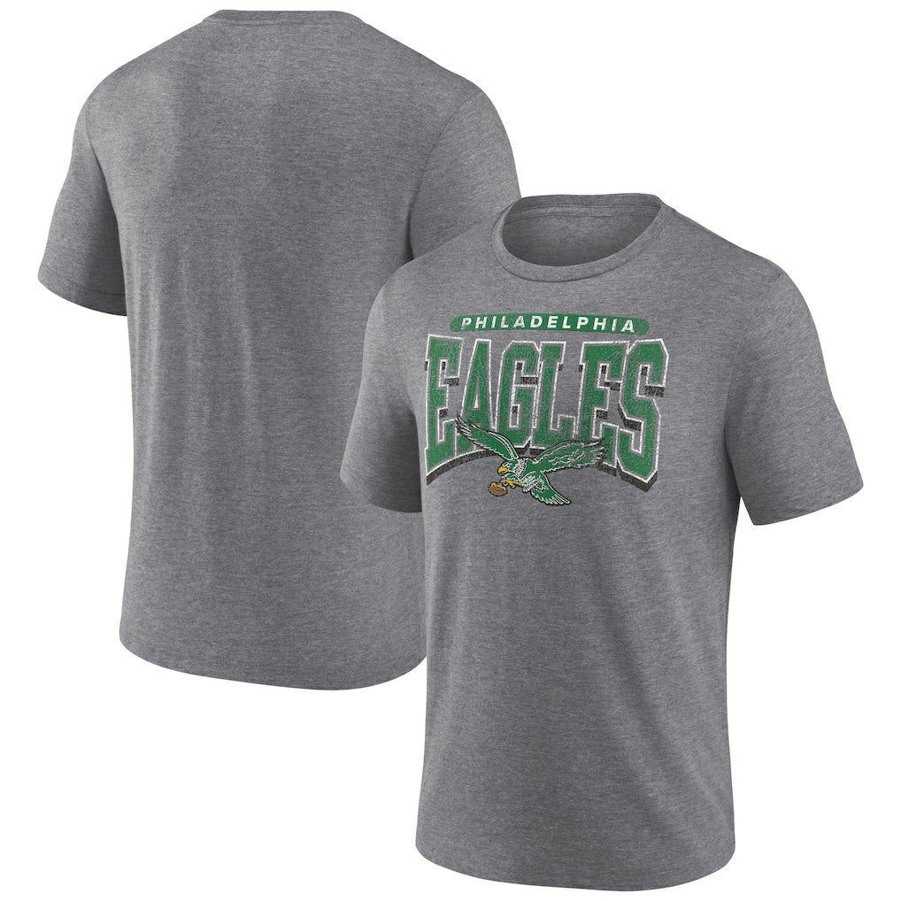 Philadelphia Eagles  Warped Block Tri-Blend T-Shirt