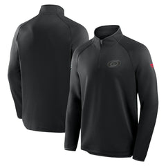 Carolina Hurricanes Fanatics Authentic Pro Tonal Rink Raglan Quarter-Zip Pullover Sale