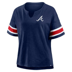 Atlanta Braves Fanatics Women's Curl Route T-Shirt | MLB Discount