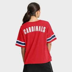 St. Louis Cardinals Fanatics Women's Curl Route T-Shirt | MLB Sale