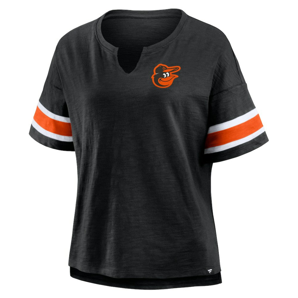 Baltimore Orioles Fanatics Women's Curl Route T-Shirt | MLB Sale