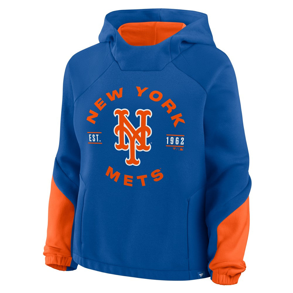 New York Mets Fanatics Women's Oversized Time to Win Pullover Hoodie | MLB Near me