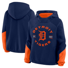 Detroit Tigers Fanatics Women's Oversized Time to Win Pullover Hoodie | MLB Outlet