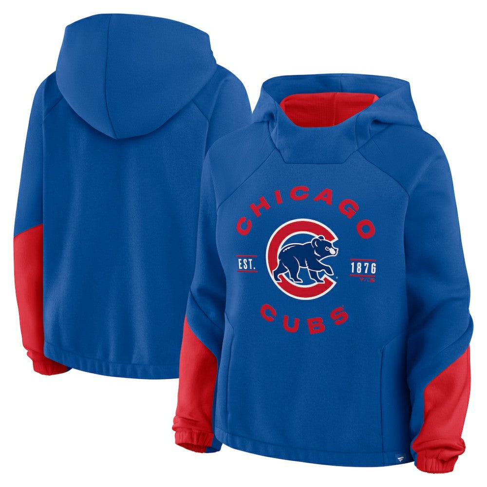 Chicago Cubs Fanatics Women's Oversized Time to Win Pullover Hoodie | MLB Online