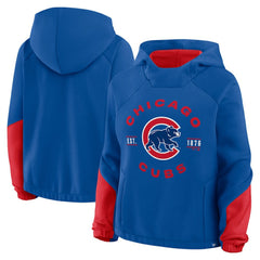 Chicago Cubs Fanatics Women's Oversized Time to Win Pullover Hoodie | MLB Online