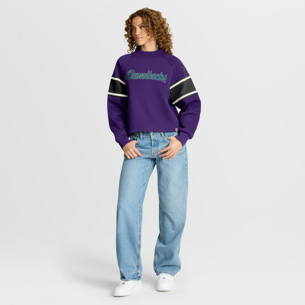 Arizona Diamondbacks Fanatics Women's Oversized Toss Sweep Raglan Pullover Sweatshirt | MLB For sale