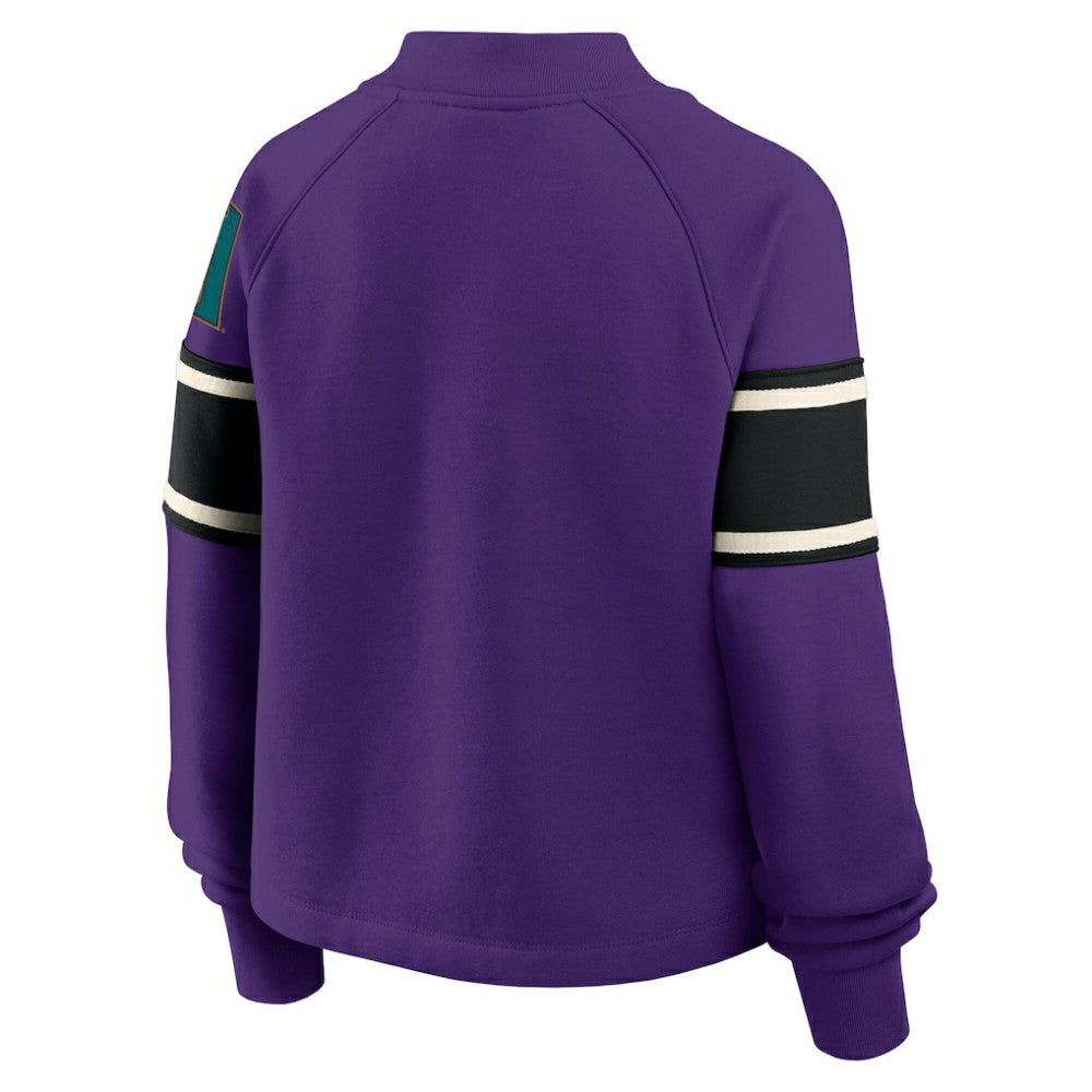 Arizona Diamondbacks Fanatics Women's Oversized Toss Sweep Raglan Pullover Sweatshirt | MLB For sale