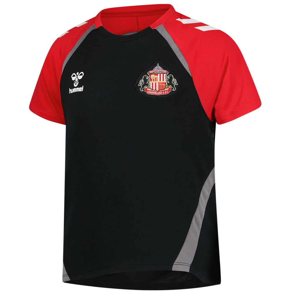 Sunderland Hummel Training Jersey / Black- Kids