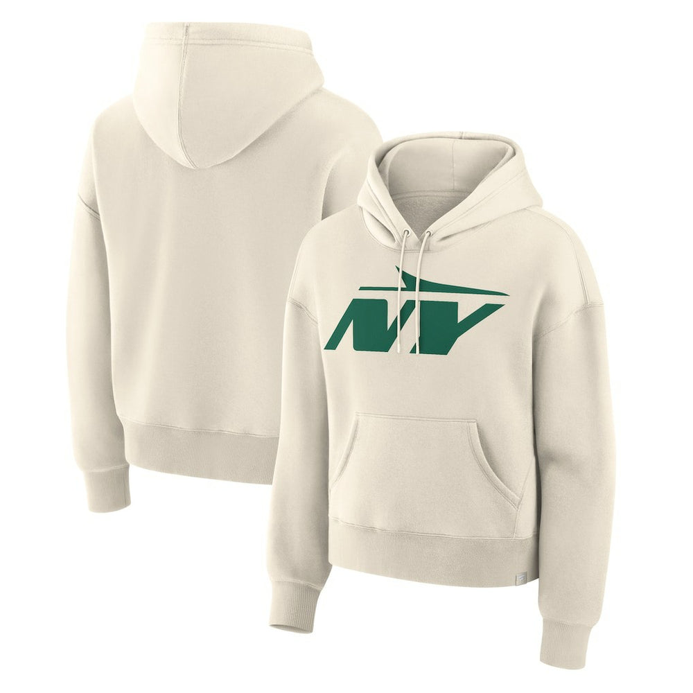 New York Jets Fanatics Women's Dove Legacy Pullover Hoodie