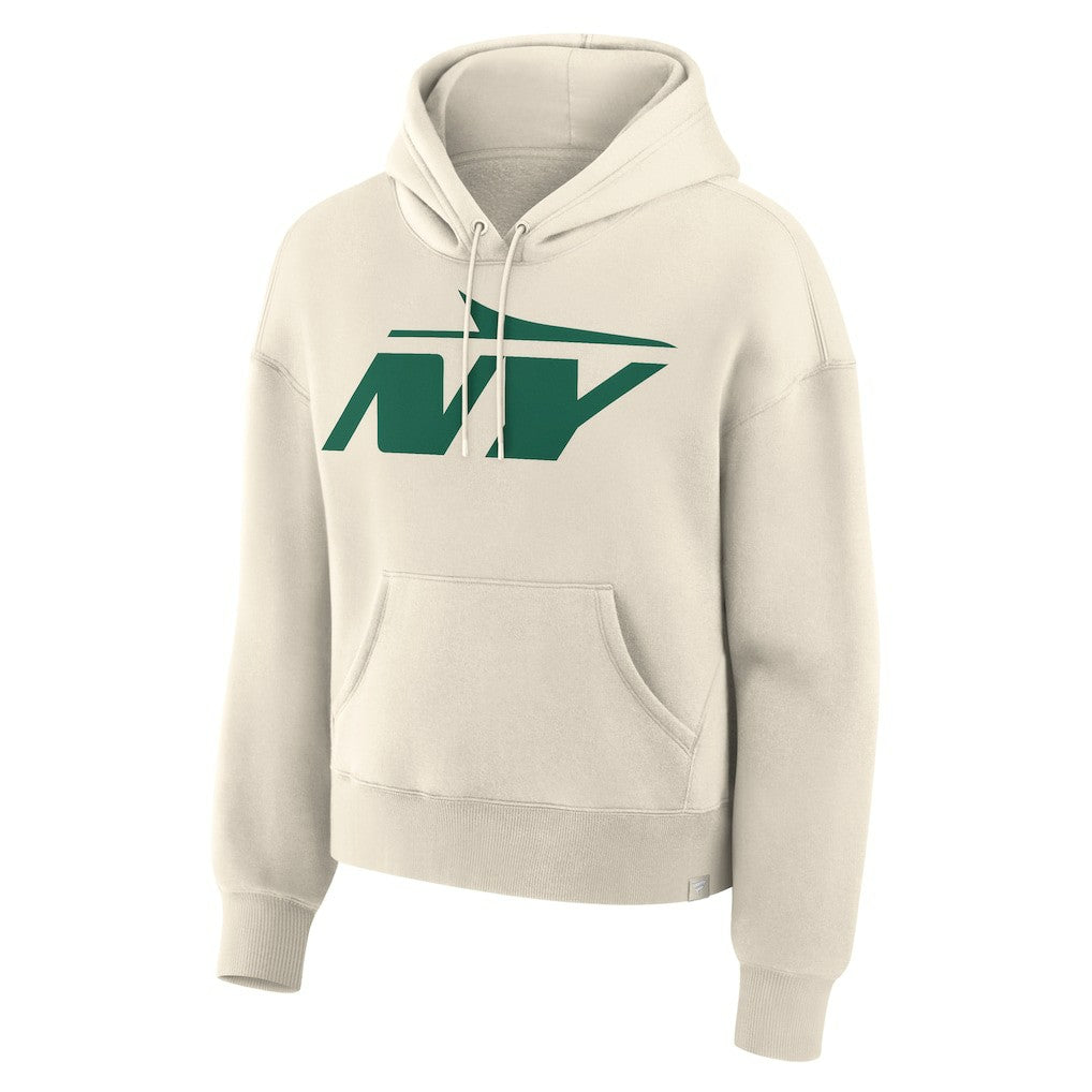 New York Jets Fanatics Women's Dove Legacy Pullover Hoodie