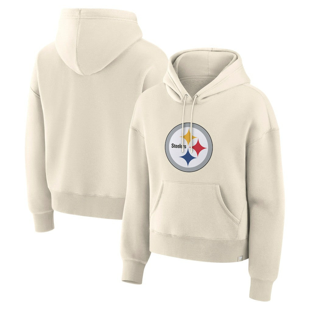 Pittsburgh Steelers Fanatics Women's Dove Legacy Pullover Hoodie