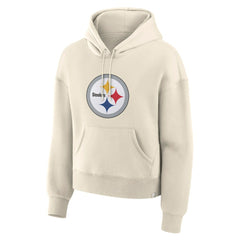 Pittsburgh Steelers Fanatics Women's Dove Legacy Pullover Hoodie